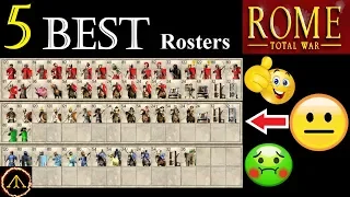 Top 5 Rosters - Rome Total War