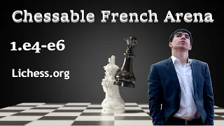 [RU] 🏆 Chessable French Arena 3+0 на Lichess.org ♟ Играет и комментирует Дмитрий Андрейкин 🤠