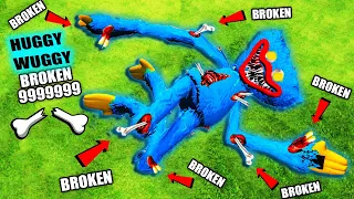 Breaking EVERY BONE As HUGGY WUGGY In GTA 5 | POPPY PLAYTIME HUGGY WUGGY BREAKING BONE CHALLENGE