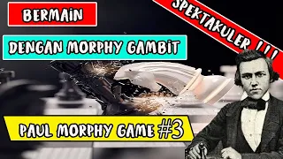 Paul Morphy : Bermain Morphy Gambit, Pada Sicillia Defence