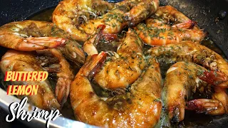 GARLIC BUTTERED LEMON SHRIMP RECIPE | KILLER SHRIMP RECIPE | How to cook Garlic Buttered Shrimp