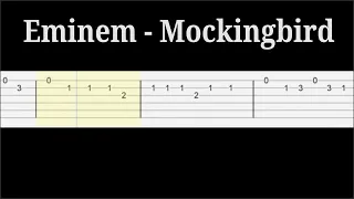 Eminem - Mockingbird - Guitar Tab