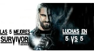 Las Mejores Luchas 5 vs 5 En Survivor Series (LOQUENDO)