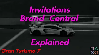 GT7  -  Invitations for Brand Central - Explained #gt7 #granturismo