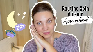 ROUTINE SOIN DU SOIR AVEC RETINOL! AVOIR UNE BELLE PEAU, EN AUTOMNE ! | Nightime skincare |