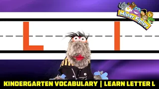 LEARN THE LETTER L: Kindergarten vocabulary, alphabet, spelling - animals that start with letter L