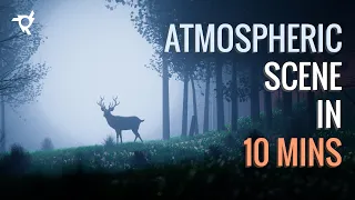 How to make an Atmospheric Scene under 10 mins! | Blender 2.8 Tutorial