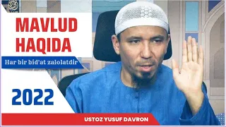 Mavlud haqida | Ustoz Yusuf Davron