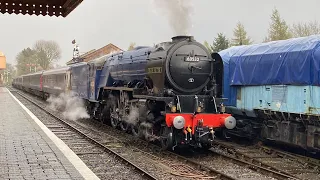 60532 Blue Peter performs Loaded test runs at the Severn Valley Railway + 4930 and 75069 - 27/03/24
