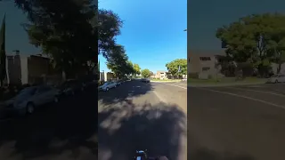 I like almost getting hit by cars ￼￼on my e-bike