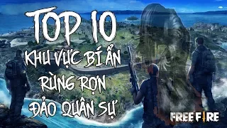 Free Fire | TOP 10 Khu Vực Bí Ẩn và Rùng Rợn Nhất Đảo Quân Sự | Rikaki Gaming