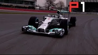 Mercedes F1 W05 close up + TRACK FOOTAGE with Nico Rosberg