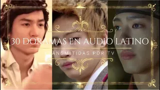 30 Doramas en audio latino que fueron transmitidos por televisión