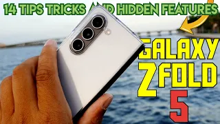 14 Tips and Tricks for the Samsung galaxy Z Fold 5 | Hidden Features!