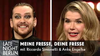 Meine Fresse, deine Fresse (mit Anke Engelke & Riccardo Simonetti) | Late Night Berlin