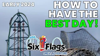 How to Have the BEST Day at Six Flags Great Adventure in Early 2024!