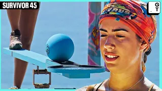 Dee Holds it Together for a Spot on the Final Five | SURVIVOR S45 E12 | Immunity Challenge