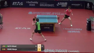 WANG Manyu vs SATO Hitomi | WS | Australian Open 2017