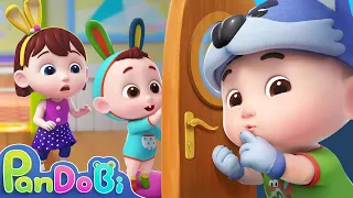 Knock Knock, Someone's Knocking | Safety Tips for Kids | Pandobi Nursery Rhymes & Kids Songs