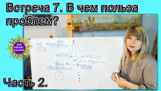 Арт-терапия взрослым. Встреча7. Часть2. В чем польза проблем? Встречи с психологом Натальей Колотий.