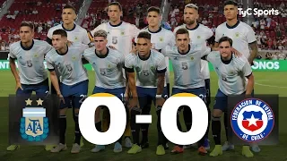 Argentina vs Chile (Amistoso 2019 - RESUMEN)