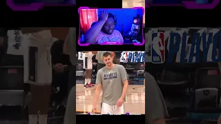 Lakers Fan Reacts To Nikola Jokic gives Mat Ishbia the ball after pregame warmup #shorts