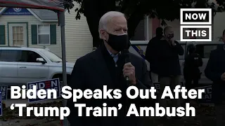 Joe Biden on 'Trump Train' Incident | NowThis