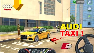 luxury Audi s3 Taxi in City 📍 Audi Crazy Gameplay! #audis3 #audisport #taxisim2022evolution #part43