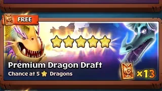 Opening ×13 Premium Dragon Drafts | Dragons: Titan Uprising