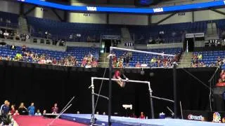 Nia Dennis - Bars - 2012 Visa Championships - Jr Women - Day 1