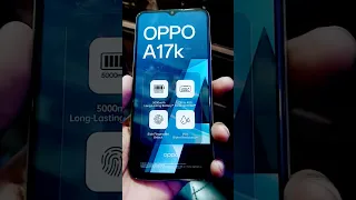 oppo A17K  //5000mah battery// ipx4 water Resistance