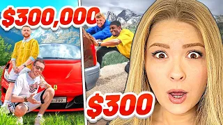 Americans React To SIDEMEN $300,000 VS $300 ROAD TRIP (EUROPE EDITION)