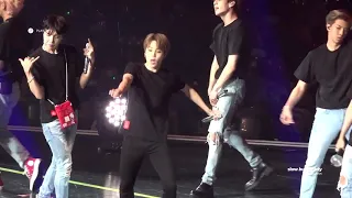 Jimin fell during the anpanman and got so shy so cute