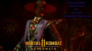 Mortal Kombat 11 Aftermath - Dracula Raiden Klassic Tower On Very Hard No Matches/Rounds Lost