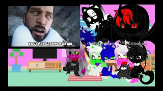 we are reacting to outrun this cat//with cartoon cat