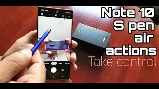 Samsung Galaxy Note 10  (NEW S Pen Air Actions Demo!!) Take Control