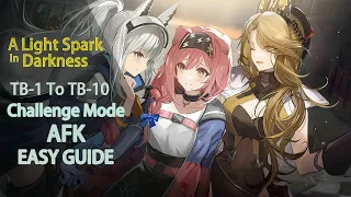 [Arknights] A Light Spark in Darkness TB-1 To TB-10 CM AFK Easy to Copy BY 萧然Q