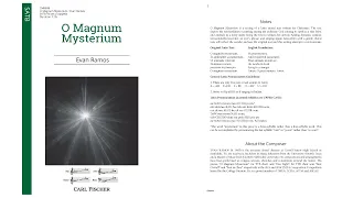 O Magnum Mysterium (CM9698) by Evan Ramos