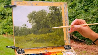 ONE lesson to MASTER painting green - How to paint better landscapes en plein air