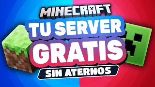 Como CREAR un Servidor de Minecraft Gratis sin ATERNOS para Jugar con Amigos😨BEDROCK y JAVA