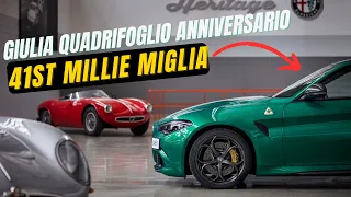 Alfa Romeo Giulia Quadrifoglio 100th Anniversario at the 41st 1000 Miglia