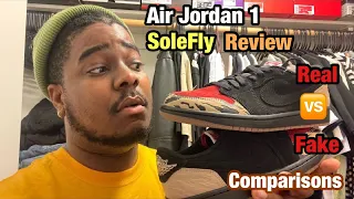 Air Jordan 1 low SP SoleFly Review | Real Vs Fake Explained