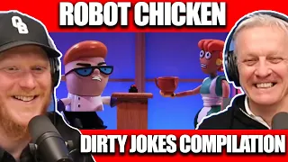 Robot Chicken - Dirty Jokes Compilation REACTION | OFFICE BLOKES REACT!!