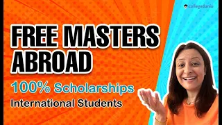 Top 5 FULLY FUNDED SCHOLARSHIPS for Pursuing Masters Degree Abroad | Study Abroad for Free