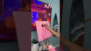 Halloween painting 👻 / Eva Miller TikTok #evamiller #tiktok #shorts #halloween #trending #ytshorts