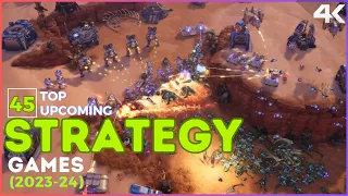 45 Upcoming PC STRATEGY Games! (Colony Sim, Builders, Wargames) 「4K 60fps」