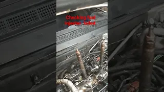 chevrolet captiva  diesel engine.checking fuel injector cranking no start no fuel for injector