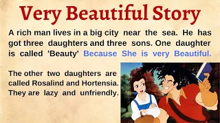 The Beauty and The Beast ⭐ Level 1 ⭐ Learn English Through Story • Listening English Story