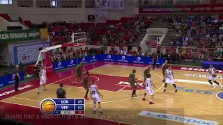 Josh Bostic - 6'5'' 225 G - VEF Riga - 2016 VTB United League