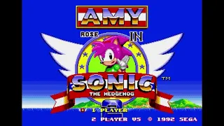 Sonic Hack Longplay - Amy Rose in Sonic the Hedgehog 2 (Rev 1.7.1)